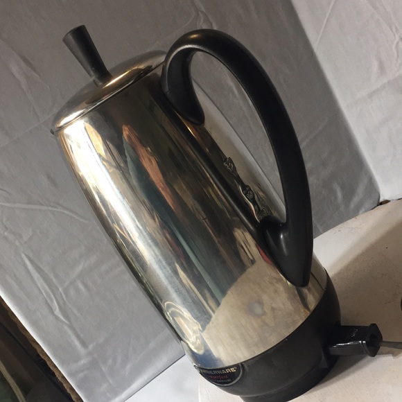 Farberware Kitchen Vintage Farberware Stainless Electric Perk Drip Coffee Pot 2 Cups Poshmark